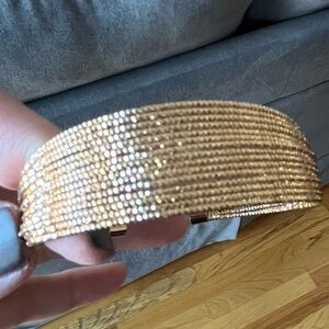 Never Worn - Gold Bangle Cuff Bracelet